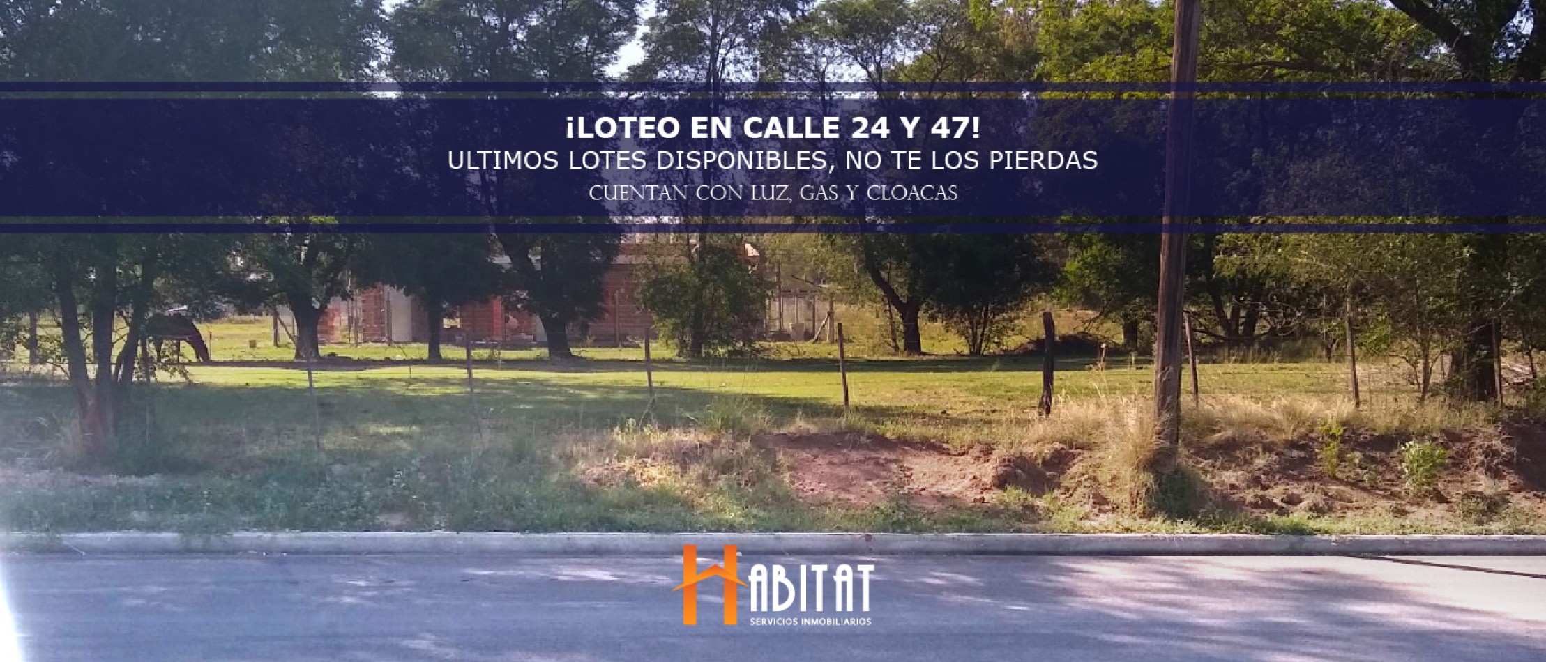 Loteo Calle 24 y 47